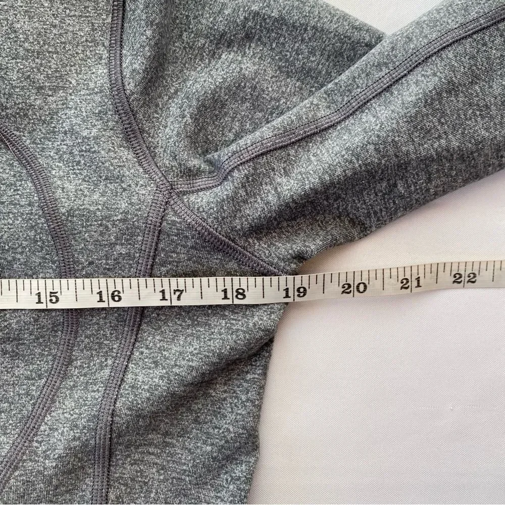 NWOT Lululemon Heathered Slate In Stride Workout Ready Jacket Size 8